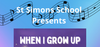 St Simon's School Musical Banner Photo
