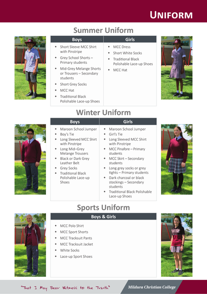 Winter Uniform Banner Photo