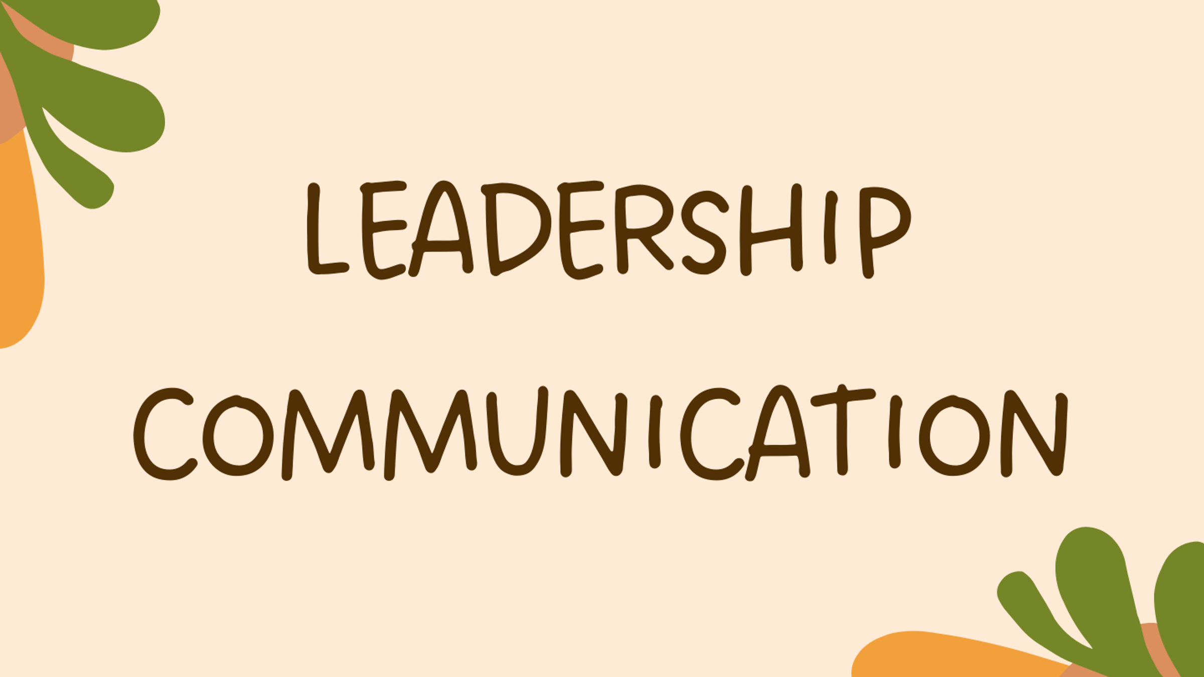 Leadership Communication Banner Photo