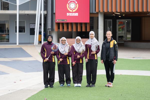 Y9 and 10: Girls Badminton Banner Photo
