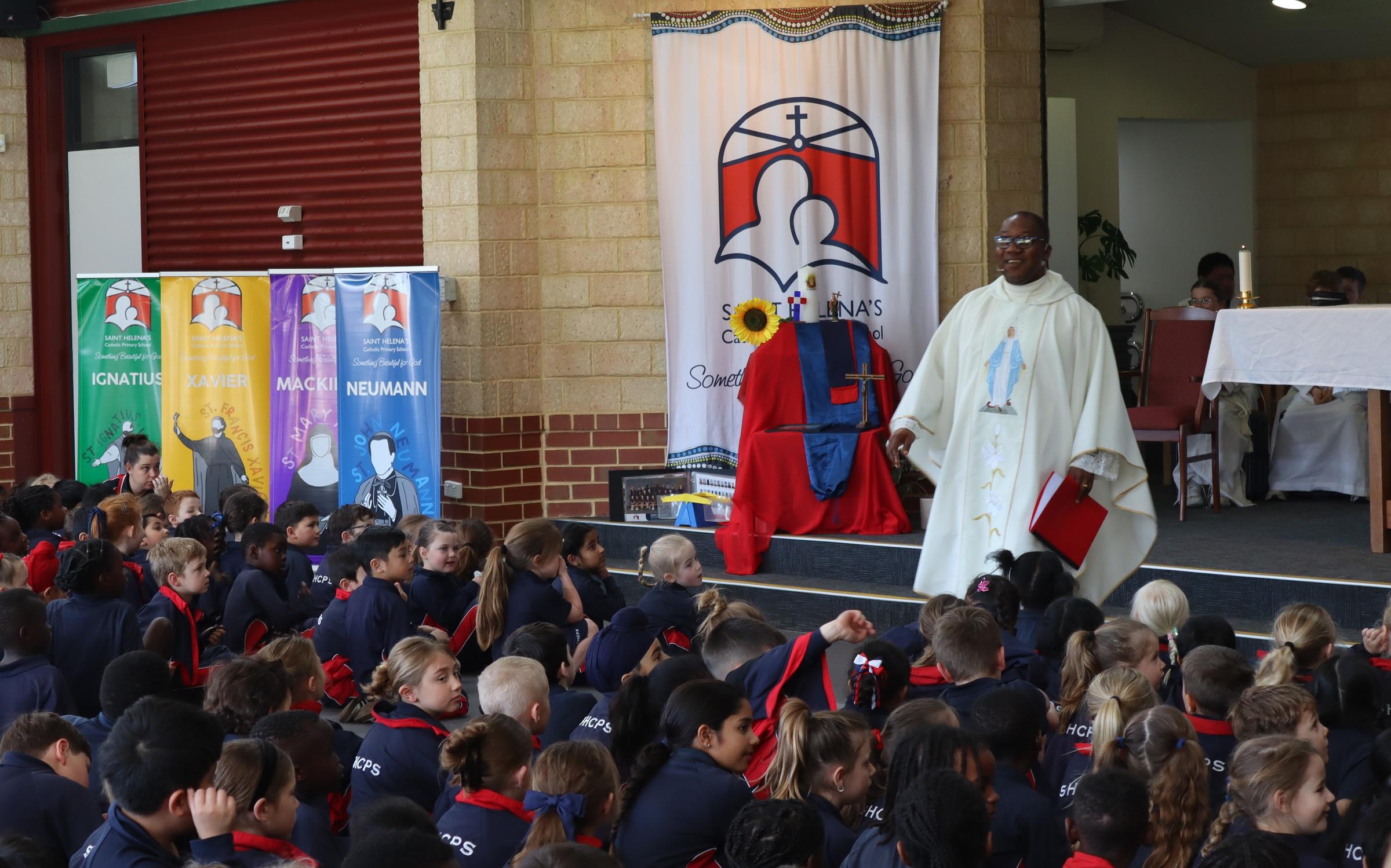 St Helena Feast Day Mass Banner Photo