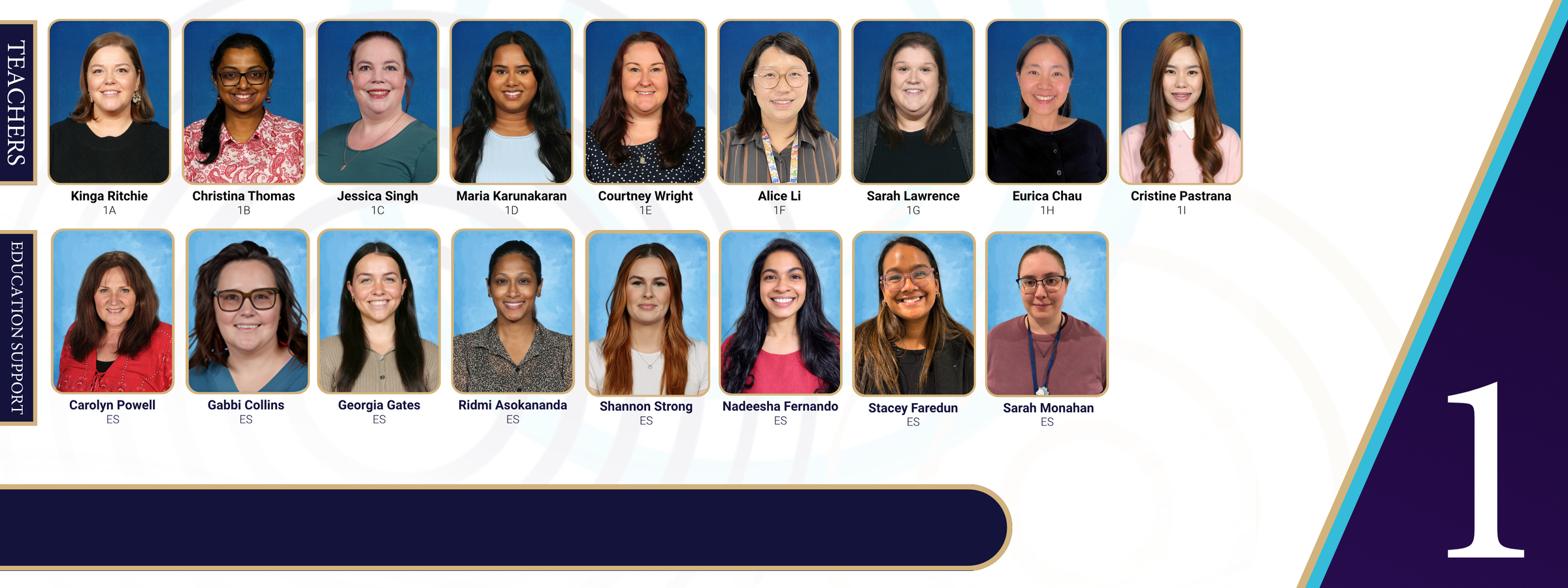 YEAR 1 Banner Photo
