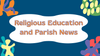 Religious Education and Parish News Banner Photo