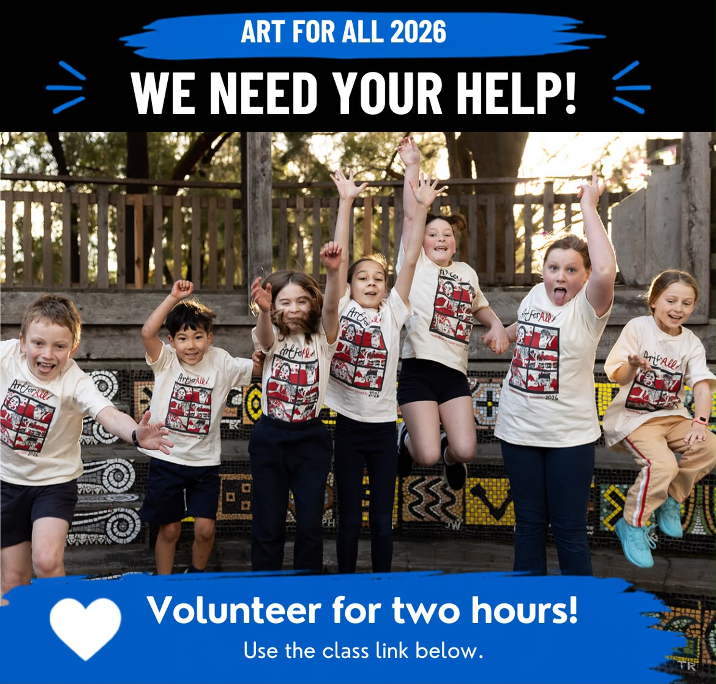 Volunteering for ART FOR ALL Banner Photo