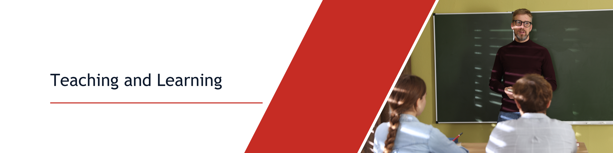 Teaching and Learning Banner Photo