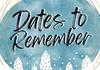Dates to remember Banner Photo