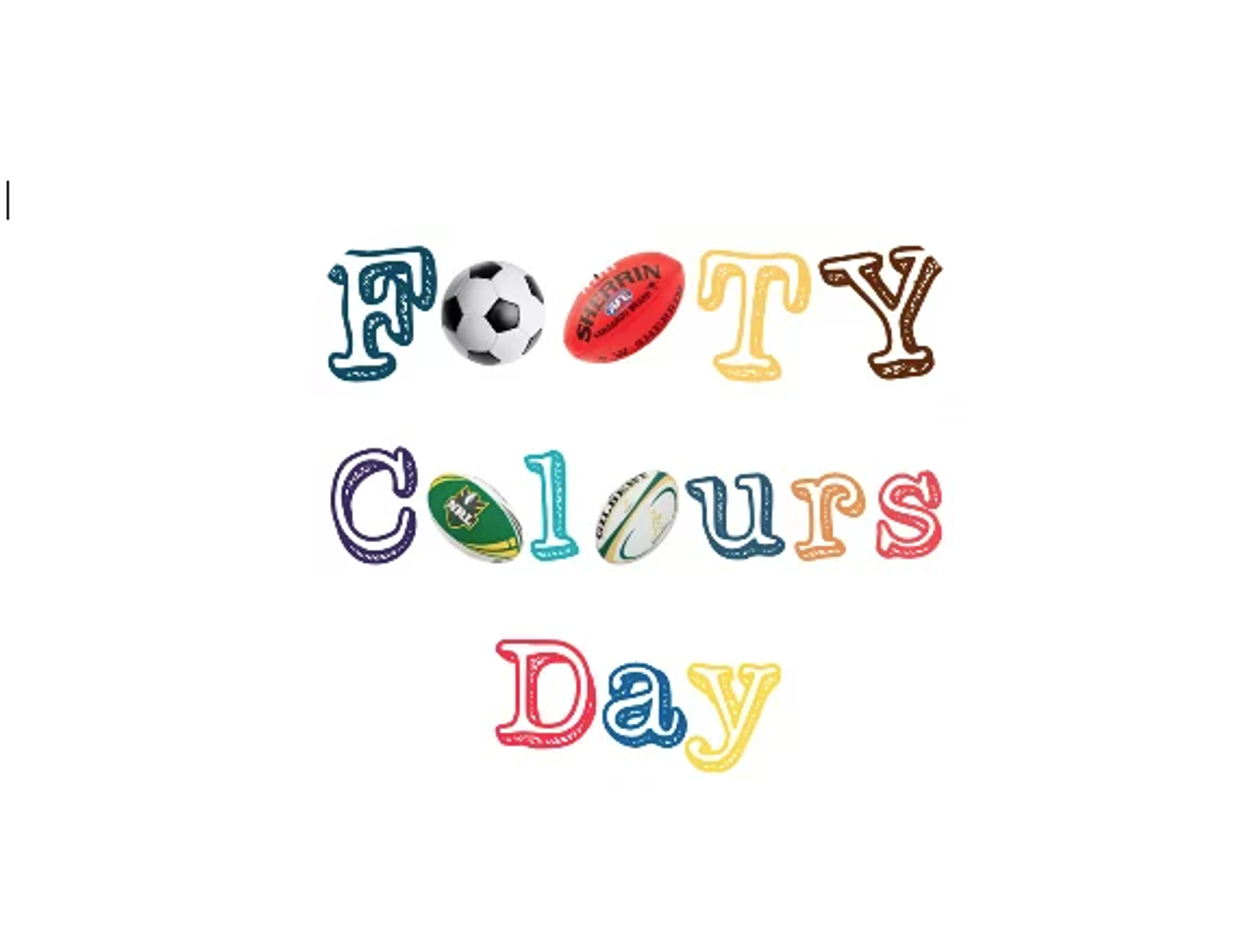 Footy Colours Day Banner Photo