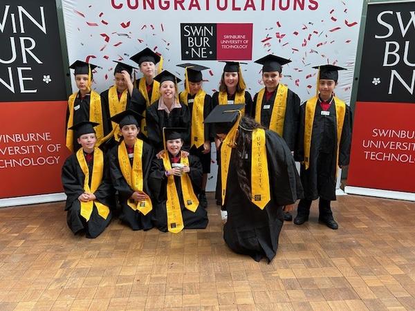 Swinburne's Children's University Graduation Banner Photo
