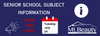 Senior School Subject Information Banner Photo