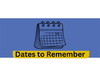 Dates to Remember Banner Photo