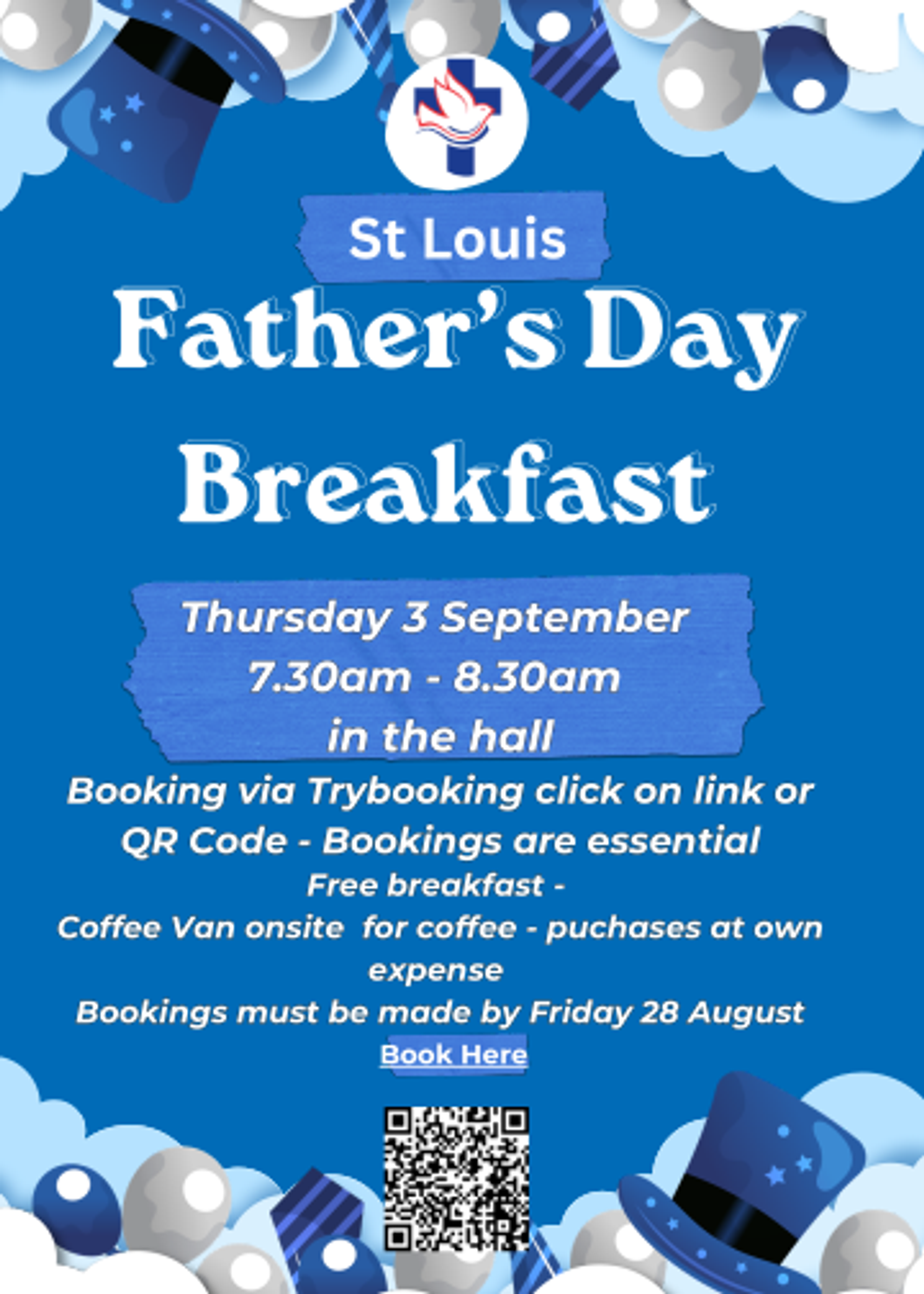 Fathers Day Breakfast Banner Photo