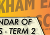 CALENDAR OF EVENTS Banner Photo