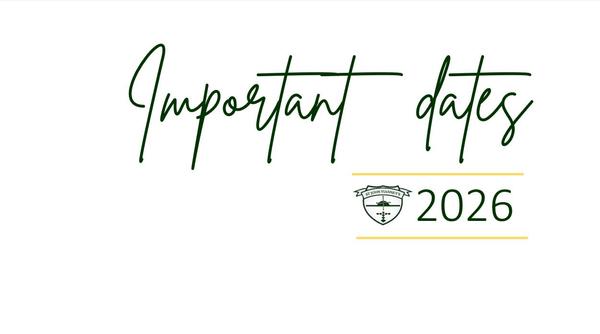 Dates to Remember  Banner Photo