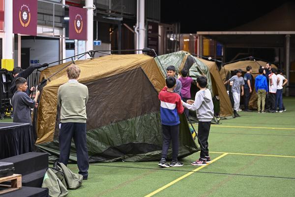 Y7: Boys Sleepover Banner Photo
