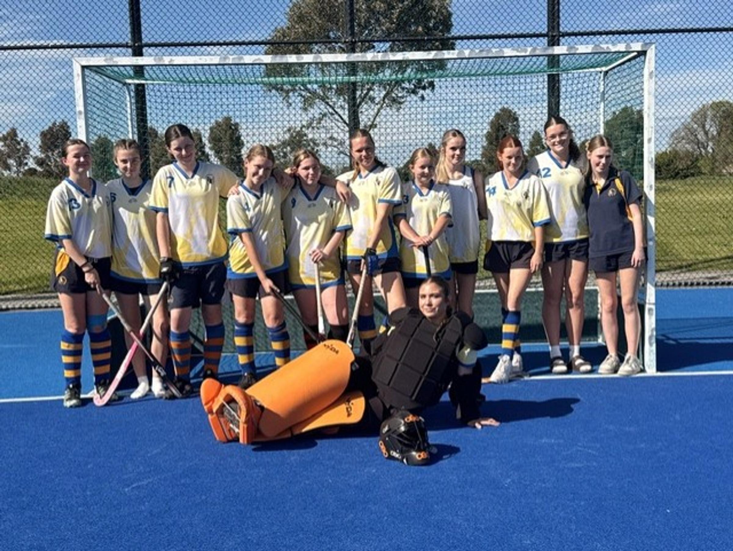 Intermediate Girls Hockey Banner Photo