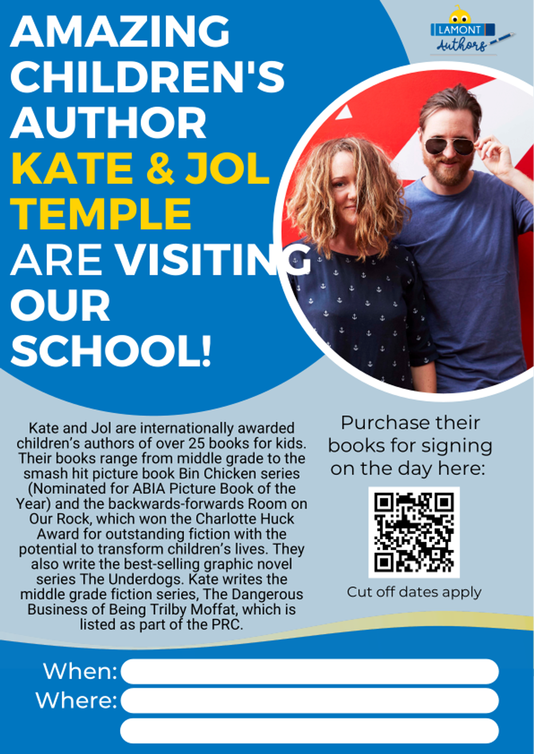 Author Incursion Banner Photo