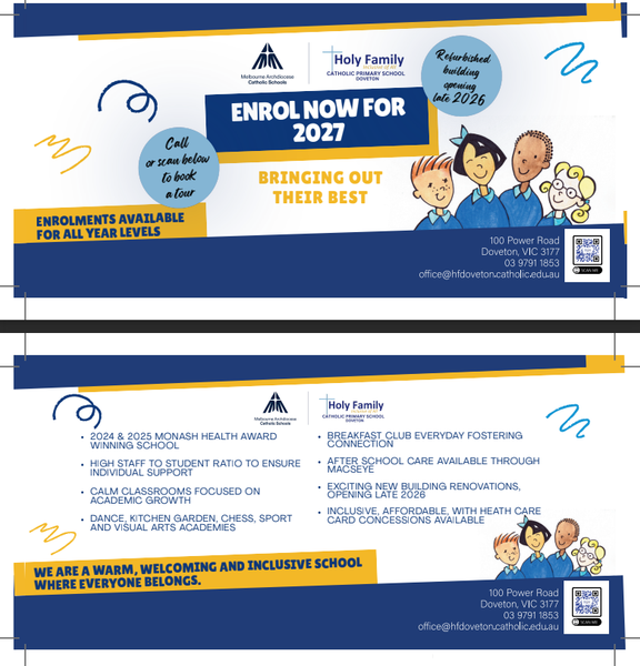 New Enrolments Banner Photo