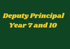 Deputy Principal Year 7 and 10 Banner Photo