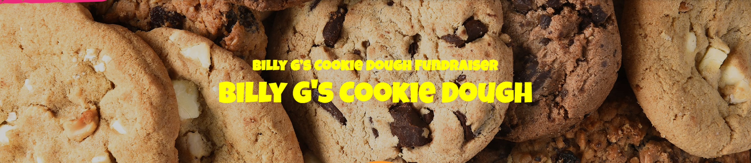  Cookie Dough Fundraiser Banner Photo