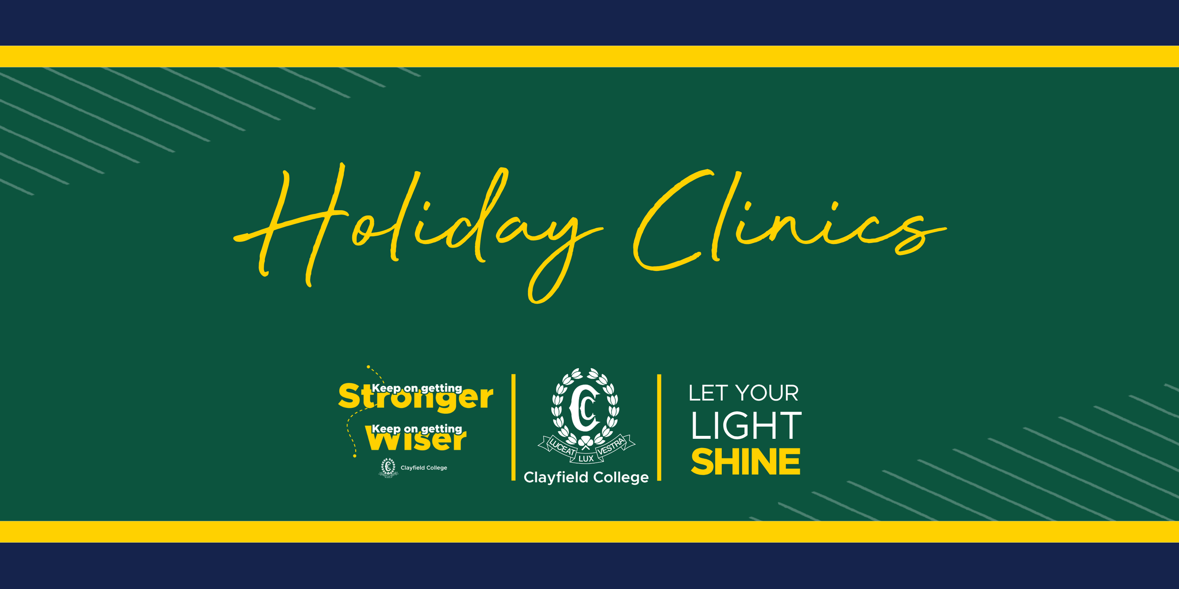 Holiday Clinics Banner Photo