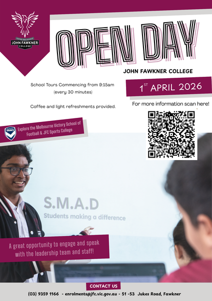 2026 OPEN DAY Banner Photo