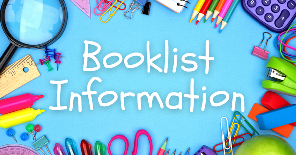 2026 Booklists Banner Photo