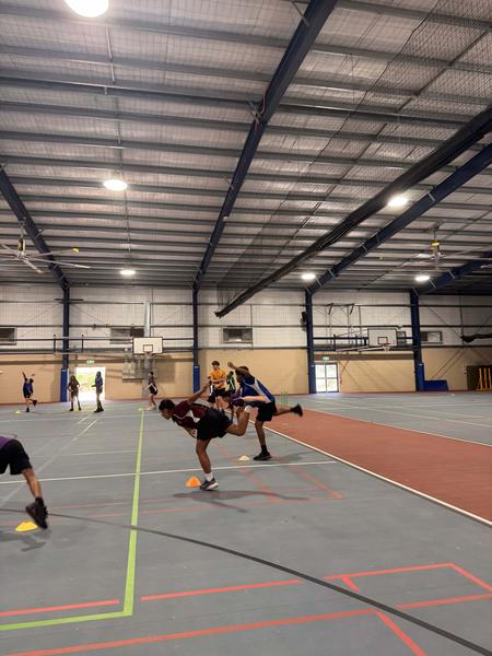 NT Cricket + Year 7s = Action Banner Photo