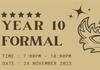 Year 10 Formal Banner Photo