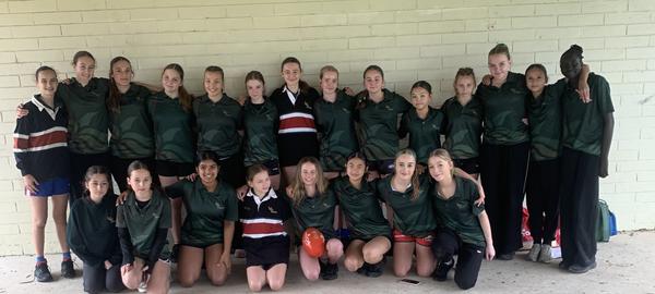 Year 7-8 Girls Football Banner Photo