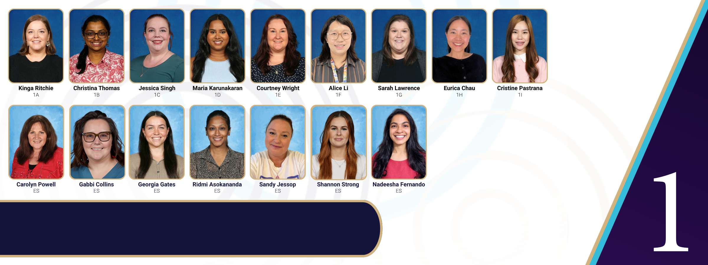 YEAR 1 Banner Photo