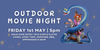 Outdoor Movie Night Banner Photo