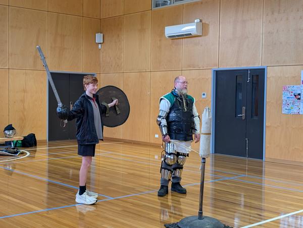Year 8 & 7B Medieval Day Banner Photo