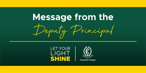 Message from the Deputy Principal Banner Photo