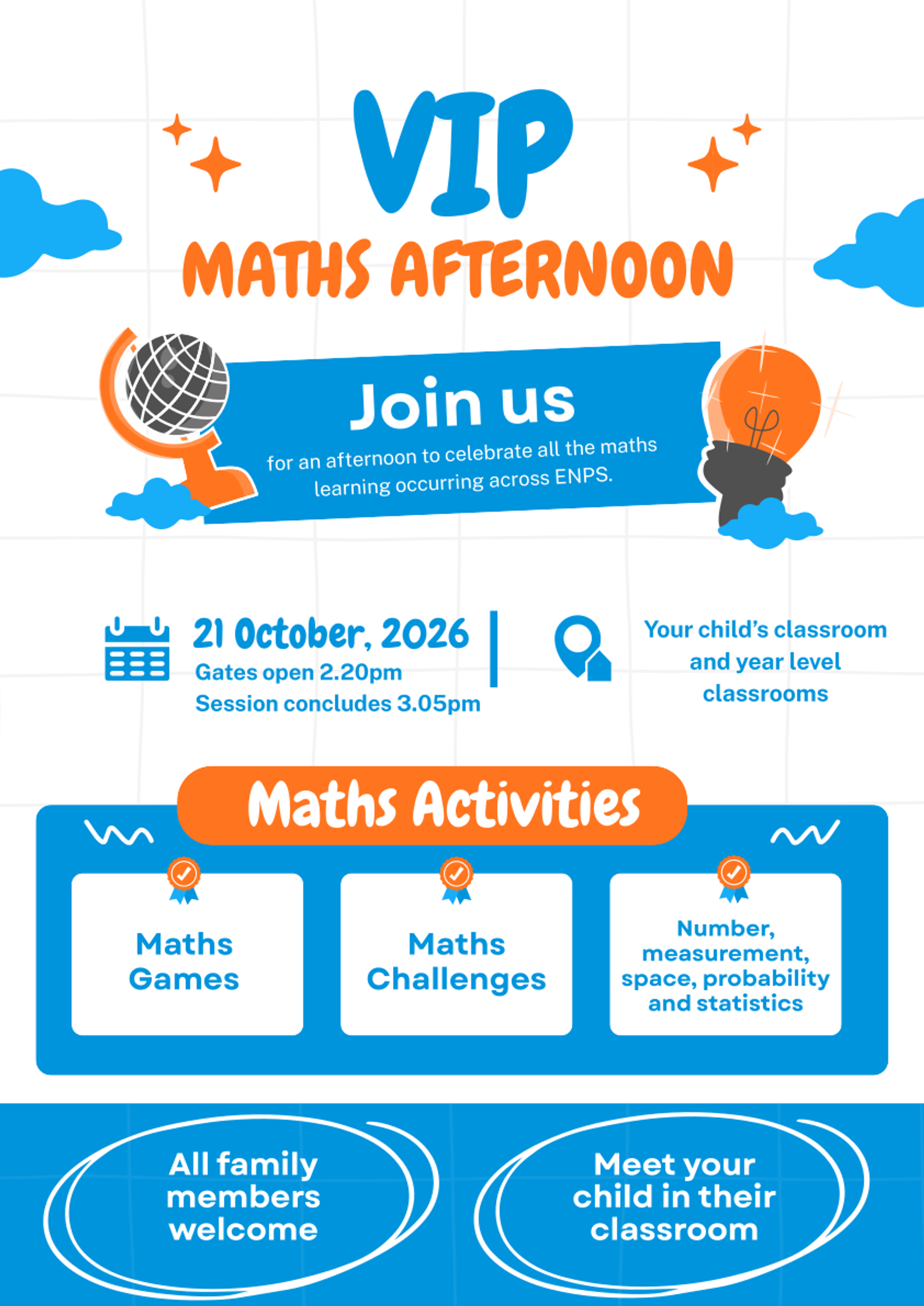 VIP Maths Afternoon Banner Photo