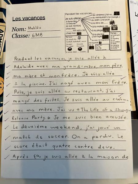 French Newsletter Banner Photo