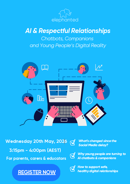 AI & Respectful Relationships: Chatbots, Companions and Young People’s Digital Reality Banner Photo