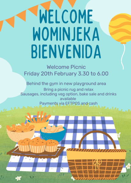 Welcome Back Picnic Banner Photo